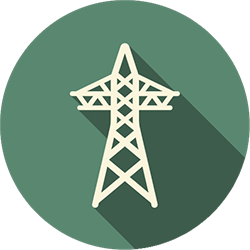 Electric Utility Bond Icon