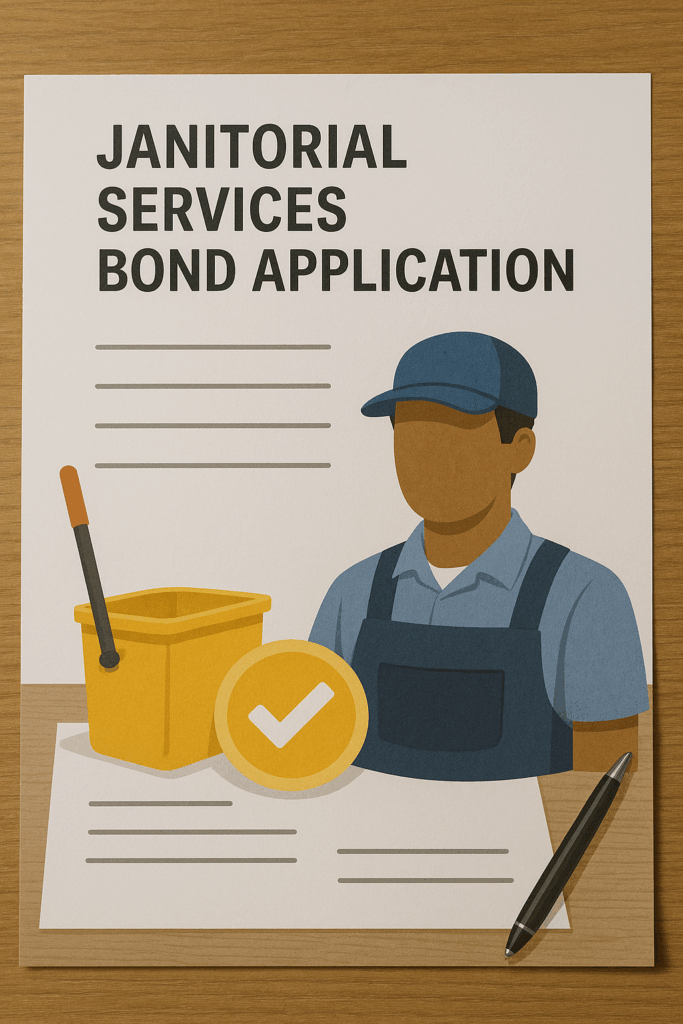 Janitorial Services Bond Application